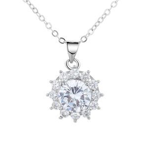 Корейское модное колье с подвеской в виде подсолнуха, украшенное цирконами, элегантное женское украшение, подарок на День святого Валентина - Product Image 5