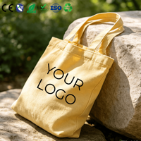 Bolsa de Compras de Lona de Algodón Reutilizable Ecológica de Gran Capacidad, con Logotipo Personalizado, Promocional, Publicitaria, al por Mayor
