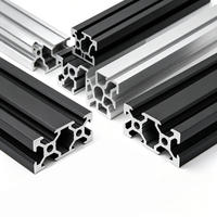Structure en aluminium 6063 T-Slot industrielle personnalisée usinée CNC avec services de pliage, découpe et soudage
