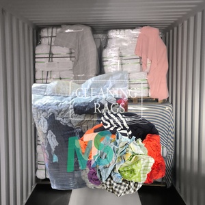 Trapos de Algodón de Alta Calidad, Trapos Industriales de Algodón de Colores Mezclados en Bolsas de 10 kg para Limpieza de Aceite - Product Image 1