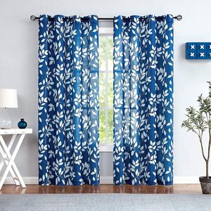 Rideaux à imprimé de feuilles, <span class=keywords><strong>rideau</strong></span> conçu pour <span class=keywords><strong>chambre</strong></span> et salon # - Product Image 2
