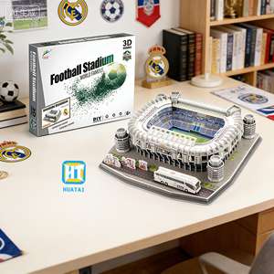 Rompecabezas 3D del <span class=keywords><strong>Estadio</strong></span> Santiago Bernabéu, España, Modelo de <span class=keywords><strong>Estadio</strong></span> de Fútbol para Ensamblar, para Adultos, Recuerdo, Decoración del Hogar, Regalo - Product Image 3