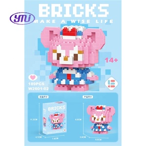 Venta al por mayor DIY <span class=keywords><strong>Mini</strong></span> personaje de dibujos animados figura de ladrillo rompecabezas juguetes niños regalos educativos juegos de bloques de construcción - Product Image 5
