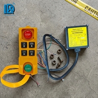 Télécommande radio industrielle sans fil à quatre boutons pour grue, prix fabricant, 433 MHz, étanche, automatique, portée fixe 200 m