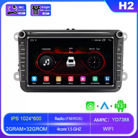 MeiHua 7 8 9 VW perillas Android pantalla táctil navegación GPS reproductor Multimedia para Volkswagen Magotan Sagitar Santana Carplay
