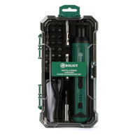 Vente Flash Usine : Kit de Tournevis Électrique Sans Fil 29 Pièces, 3,7 V, 3 Vitesses, 2000 mAh, Lumière LED, Idéal pour les Réparations Domestiques et les Projets de Bricolage