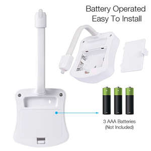 जल-रोधी एलईडी लाइट मोशन सेंसर के साथ 8 रंग बदलते सफेद छाया सीट लैंप - Product Image 4