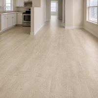 Revêtement de sol SPC imperméable WYRAX Rental Renovation Beige 6 mm, système de clic, pour usage intérieur, décoration de sols pour commerces et bureaux