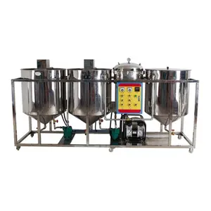 Small Medium size sunflower oil refining equipment price/food grade palm kernel oil refinery machine