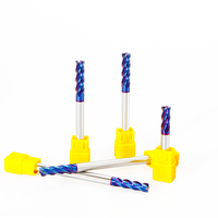 Fraise à moudre CNC ODM OEM personnalisable en acier HRC65 haute dureté avec revêtement pour acier de moulage