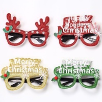 Accessoires de photomaton de Noël 2027, lunettes de Père Noël, bonhomme de neige, sapin, lunettes de fête pour enfants et adultes