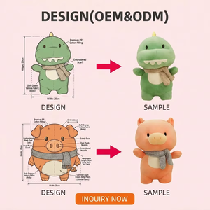 Juguetes de Peluche Más Populares, Entrega Rápida, Peluches Personalizados Hechos en China con Animales de Peluche Súper Suaves para Bebés, Niños, Regalo de Cumpleaños - Product Image 3