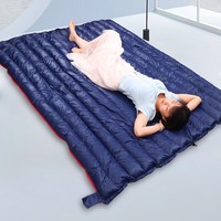 Saco de Dormir Tipo Momia -10C 800FP Ultraligero para Camping de Invierno