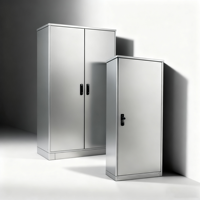 Boîtier en acier basse tension IP65 personnalisé, revêtement en poudre pour applications intérieures et industrielles