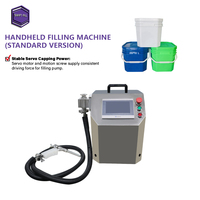 Équipement de remplissage industriel portatif semi-automatique pour liquides, avec performance de remplissage stable pour bouteilles et seaux