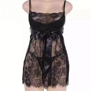 3XL 4XL 5XL taglie forti pigiami da sera pigiami da donna in pizzo Sexy - Product Image 4