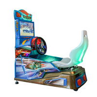 Centre de jeu en gros, Machine de jeu de conduite d'arcade de course de voiture à pièces