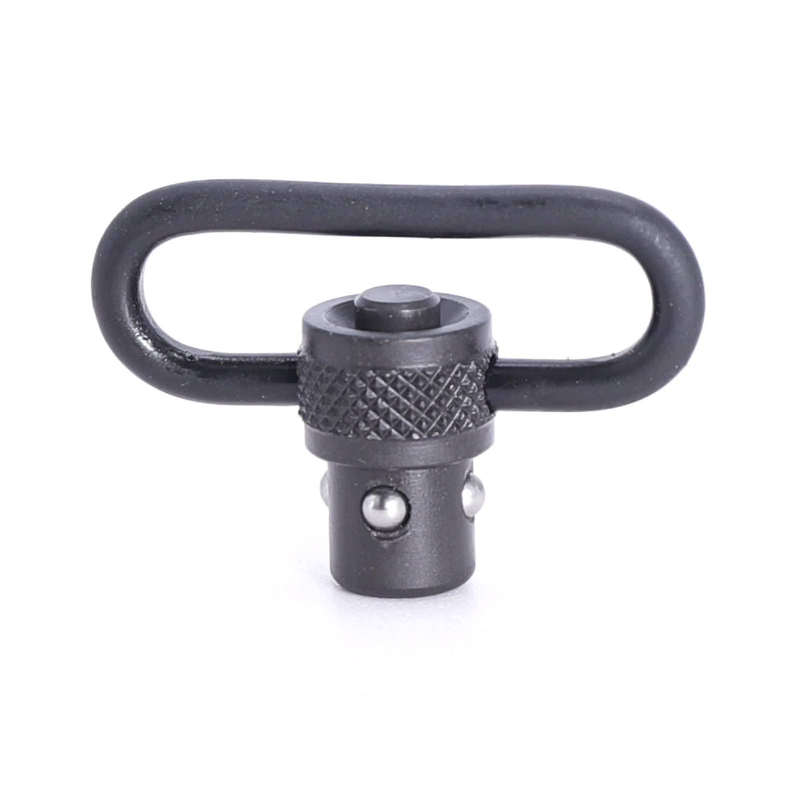 Aplus 1.25 Inch Phosphating grey Quick Release Detachable Sling Swivel with QD Push Button for rifle sling