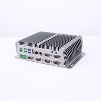 PC industriel embarqué EVUC sans ventilateur, conception sans fil interne, Core i5-6200U/7200U, double LAN, 8 ports USB, 6 ports COM, pour environnements difficiles, en stock