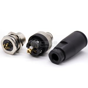 موصل M12 بمعيار IP67، موصل Profinet بـ 5 نقاط توصيل، توصيل بالبراغي - Product Image 6