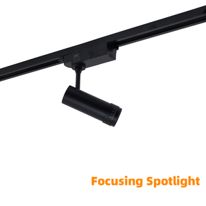 Spot lumineux rond pliable à montage en surface, corps en aluminium, 12W COB, faisceau réglable, angle de 360 degrés - Product Image 6