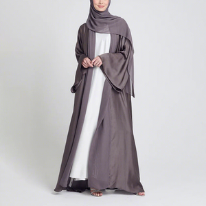 Gli ultimi modelli di <span class=keywords><strong>Abaya</strong></span> musulmano per donne musulmane hanno personalizzato le vesti islamiche tradizionali modeste Muslim open <span class=keywords><strong>abaya</strong></span> - Product Image 1