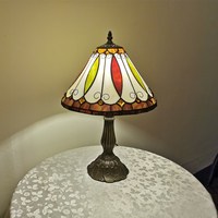 Lampe de table vintage européenne en verre teinté, design créatif, pour hôtel, bar, chambre