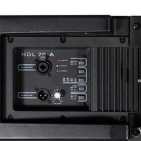 Enceinte Line Array active bidirectionnelle PA, double 10 pouces, équipement sonore DJ HDL20A, impédance 8 ohms, 1000W, XLR/Speakon