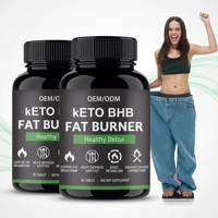 Capsules Keto BHB 500mg, brûleur de graisse haute puissance, perte de poids, régime cétogène, complément alimentaire, OEM, étiquette privée, vente en gros