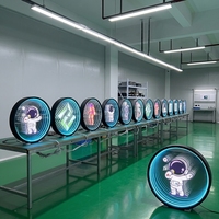 Miroir infini LED personnalisé, boîte à lumière tunnel 3D, enseigne néon, miroir infini pour la décoration murale de bar ou de café