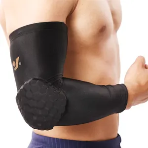 Manchons de bras de compression rembourrés, manchons protecteur personnalisés, soutien du coude pour le sport, 50 pièces