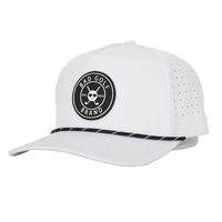 WINERT Gorra de Béisbol Deportiva de Lona y Poliéster Transpirable e Impermeable al por Mayor OEM, con 5 Paneles, Logotipo de Parche y Perforaciones Cortadas con Láser