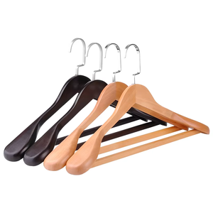 Betterall木製ハンガー高級高品質布用滑り止めメーカー衣料品整理 - Product Image 1