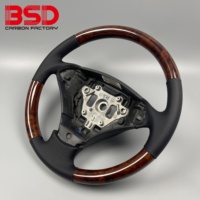 Volant en cuir et bois adapté aux BMW E46 E90 E38 E39 E83 E60 E70 E71 E72, avec prix réduit et texture haut de gamme