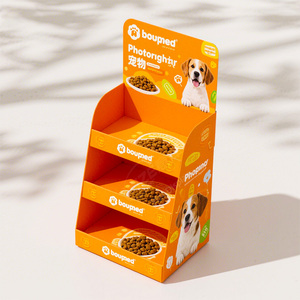 Tùy chỉnh quảng cáo 4 tầng giấy sóng cửa hàng bán lẻ kệ giá sàn đứng cho đồ chơi Pet POS hiển thị các tông - Product Image 6