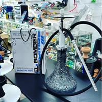 Paquete de caja de regalo Katana espada japonesa diseño aluminio El Bomber Hookah Shisha Chicha Nargile Blade espada diseño Hookah
