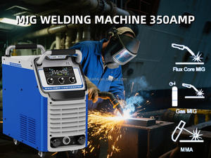 Máquina de soldar inversora Mig y MMA 350 con control digital y bajo nivel de chispas, incluye soldadora MIG/MAG IGBT SMWA CO2. - Product Image 6