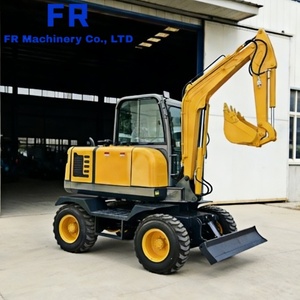 Grande Escavatore Cingolato da 4 Tonnellate, Macchina Movimento Terra 4x4 per Tutti i Terreni, Escavatore Diesel ad Alta Potenza di Scavo FR40 - Product Image 6