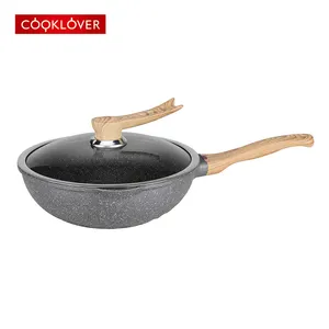 Cooklover 한국 산업 프라이팬 비 스틱 완전 유도 프라이팬