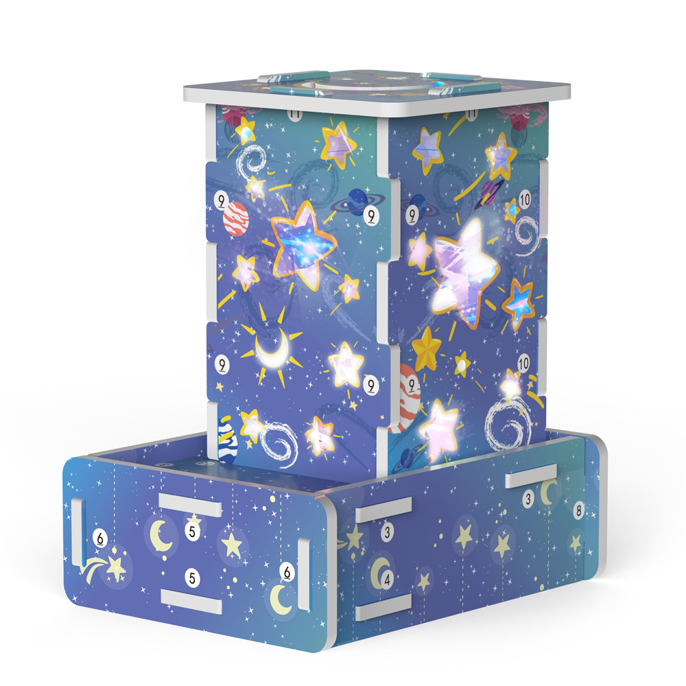 B114 Lámpara cielo estrellado-106g-embalaje inglés