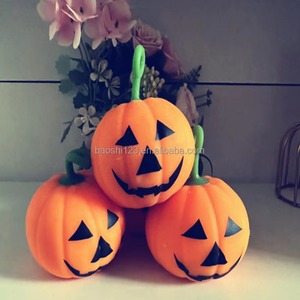 Juguete Blandito de Calabaza de Halloween de TPR Relleno de Harina, Pelota Antiestrés para Apretar, Juguete Sensorial para Aliviar el Estrés, Regalo Sorpresa para Niños en Festivales - Product Image 4
