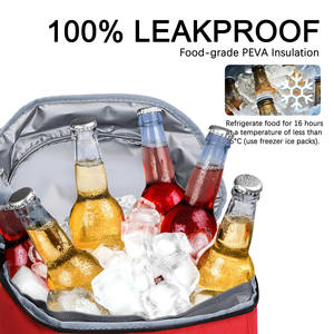 Sac à dos isotherme multifonctionnel de luxe blanc personnalisé 40L en tissu Oxford imperméable pour pique-nique et glacière - Product Image 5