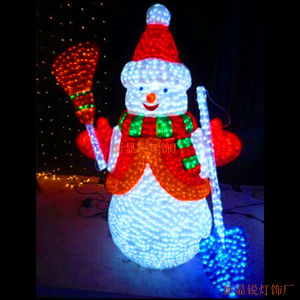 Luz LED Navideña 3D, Decoración de Muñeco de Nieve, Clasificación IP65 para Decoraciones Navideñas en Interiores y Exteriores - Product Image 1