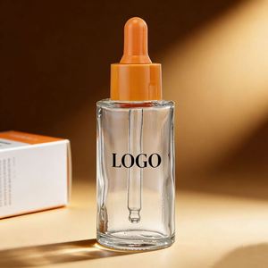 Silk Screen Custom Glass <b>Dropper</b> <b>Bottle</b> Manufacturer Direct Amber Clear Glass with Plastic Pipette for Beauty Brands - Product Image 4