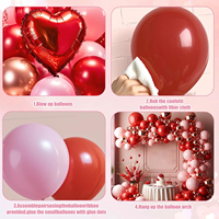 Arches de ballons rose or pour femmes, idéales pour anniversaires, la Saint-Valentin, enterrements de vie de jeune fille et mariages