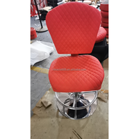 MIRACLE MIR-1 Nouveau Tabouret de Jeu Ergonomique pour Machine d'Arcade, Chaise en Métal et Cuir avec Panneau Personnalisable