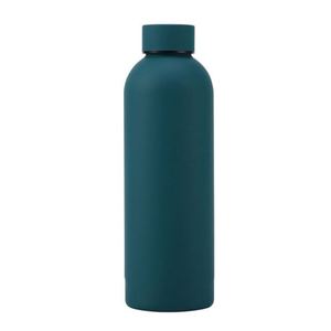 Frasco de vacío de doble pared para exteriores de acero inoxidable 304, 350ML, 500ML, 750ML, taza de agua deportiva, botella de aislamiento de pintura de goma - Product Image 6