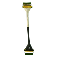 Kabel Harness Elektronik Kustom 20454-040 30 Pin PHD 2.0 Pitch LVDS untuk Layar LCD/LED Komputer, Otomotif, Peralatan Rumah Tangga