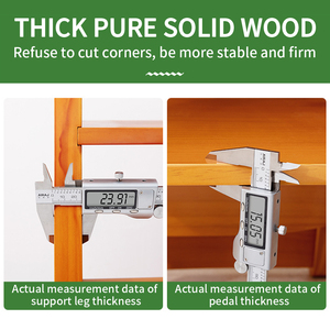 Đa Mục Đích Thang Bằng Gỗ Ghế Có Thể Gập Lại Bước Phân Cho Nhà Sử Dụng Nhà Bếp Thư Viện Trẻ Em Học Tập Tháp Và Nhà Hàng - Product Image 4