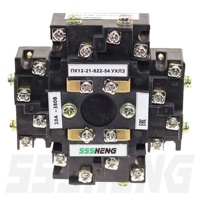 PC 12-21-822-54 UHL 3, 10A, IP54, avec bouton, réinitialisation manuelle, interrupteur croisé PK12-21-822